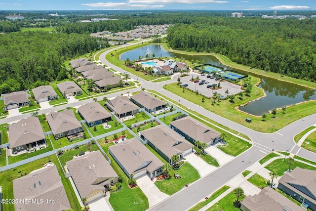 44 Spotted Owl Ln, Saint Augustine, FL 32095 - aerial overview of property's location with a large body of water and nearby suburban area
