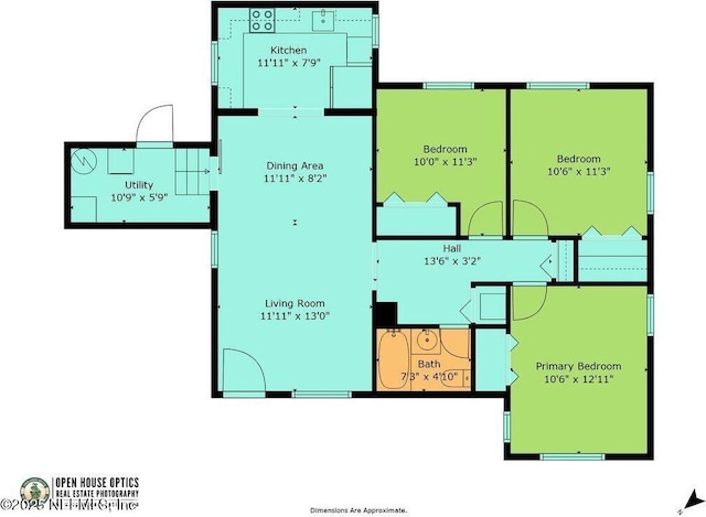 950 Ashton St, Jacksonville, FL 32208 - view of home floor plan