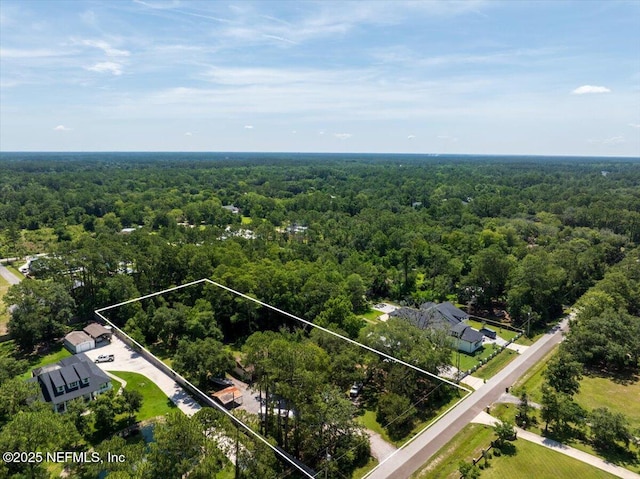 1331 Sheffield Rd, Saint Johns, FL 32259 - aerial overview of property's location featuring a forest and property parcel outlined