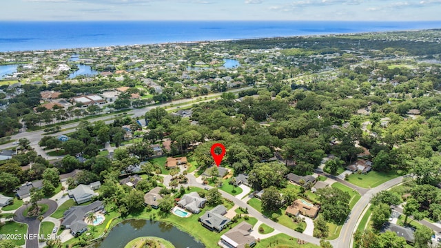 106 Poseidon Ln, Ponte Vedra Beach, FL 32082 - aerial overview of property's location with a large body of water and nearby suburban area