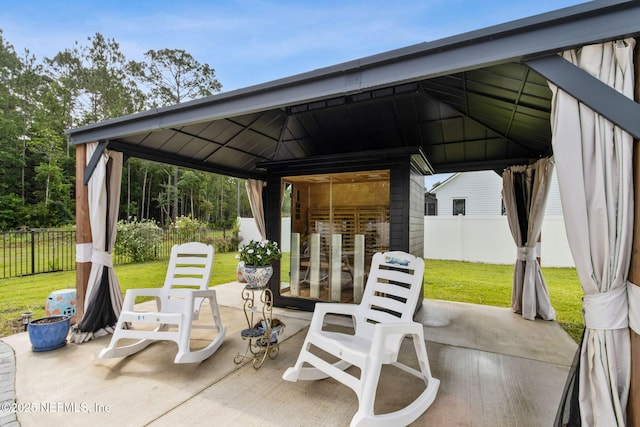 75652 Edwards Rd, Yulee, FL 32097 - view of patio with a gazebo