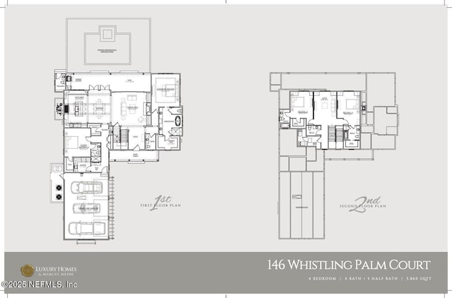 146 Whistling Palm Ct Lot 90, Ponte Vedra, FL 32081 - view of floor plan / room layout