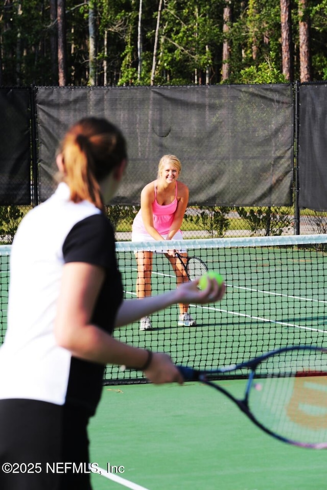 146 Whistling Palm Ct Lot 90, Ponte Vedra, FL 32081 - view of tennis court