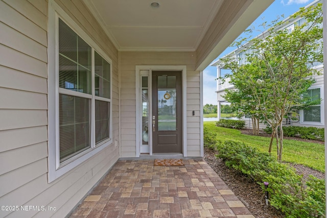 106 Rum Runner Way, Saint Johns, FL 32259 - property entrance featuring a water view
