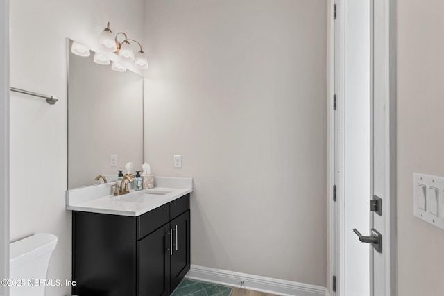 106 Rum Runner Way, Saint Johns, FL 32259 - half bath with vanity and toilet