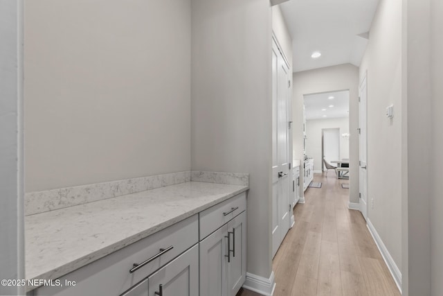 106 Rum Runner Way, Saint Johns, FL 32259 - hall featuring recessed lighting and light wood-style floors