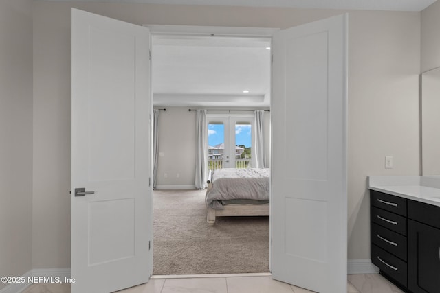 106 Rum Runner Way, Saint Johns, FL 32259 - bathroom with vanity, ensuite bath, and recessed lighting