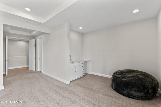 106 Rum Runner Way, Saint Johns, FL 32259 - bar with light carpet and recessed lighting
