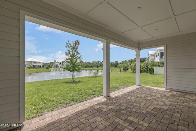 106 Rum Runner Way, Saint Johns, FL 32259 - view of patio with a water view