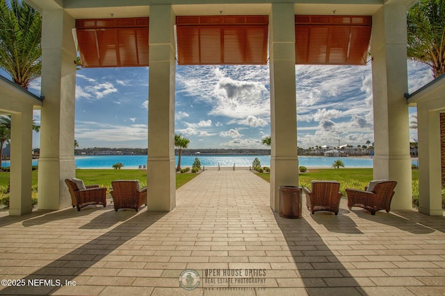 106 Rum Runner Way, Saint Johns, FL 32259 - view of patio / terrace featuring a water view