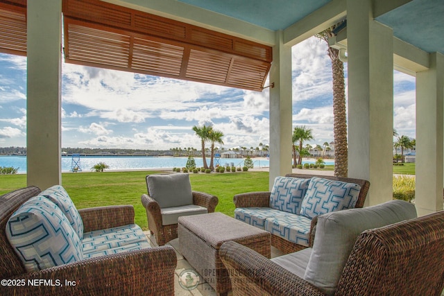 106 Rum Runner Way, Saint Johns, FL 32259 - view of patio with a water view