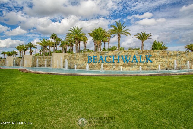 106 Rum Runner Way, Saint Johns, FL 32259 - community sign with a lawn