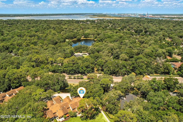 4251 Monument Rd Unit 805, Jacksonville, FL 32225 - drone / aerial view of a nearby body of water and a forest