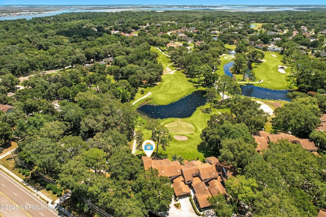 4251 Monument Rd Unit 805, Jacksonville, FL 32225 - drone / aerial view of a local golf course and a nearby body of water