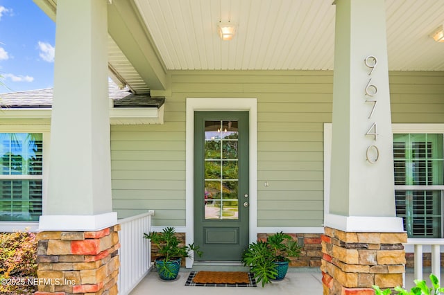 96740 Quartz Ln, Yulee, FL 32097 - property entrance featuring covered porch