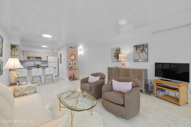 1071 Edgewood Ave S Unit 407, Jacksonville, FL 32205 - living room featuring recessed lighting