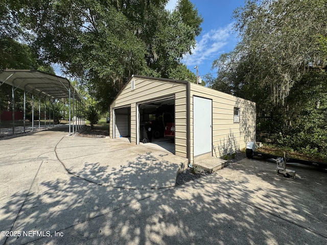 5299 County Road 352nd Rd, Keystone Heights, FL 32656 - detached garage with a carport