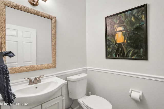 1805 Commodore Point Dr, Fleming Island, FL 32003 - bathroom featuring vanity and toilet
