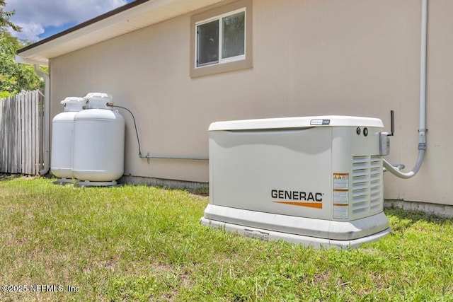 1069 Ardmore St, Saint Augustine, FL 32092 - exterior view of a power unit and propane tank