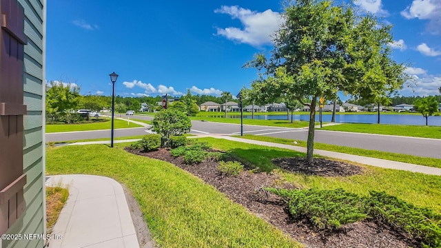 21 Vicksburg Dr, Saint Johns, FL 32259 - view of green lawn with a residential view and a water view