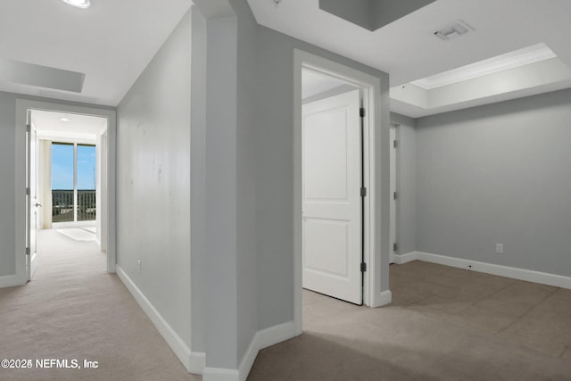 1031 1st St S Unit 504, Jacksonville Beach, FL 32250 - corridor featuring carpet flooring