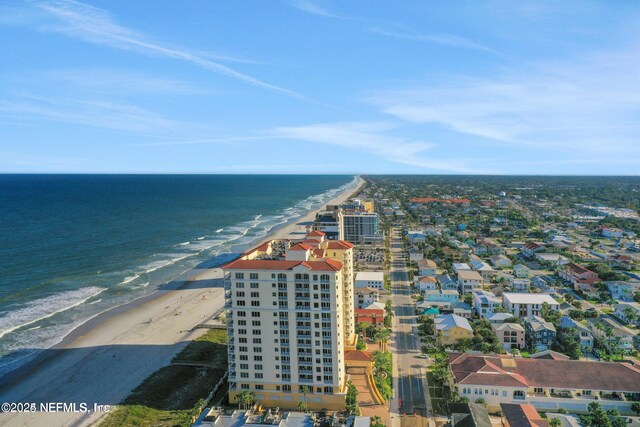 1031 1st St S Unit 504, Jacksonville Beach, FL 32250 - aerial view of waterfront with a beach