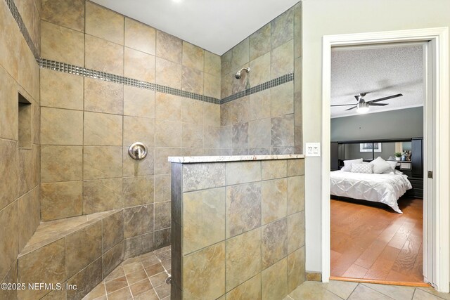 726 Arran Ct, Orange Park, FL 32073 - ensuite bathroom featuring walk in shower and a ceiling fan