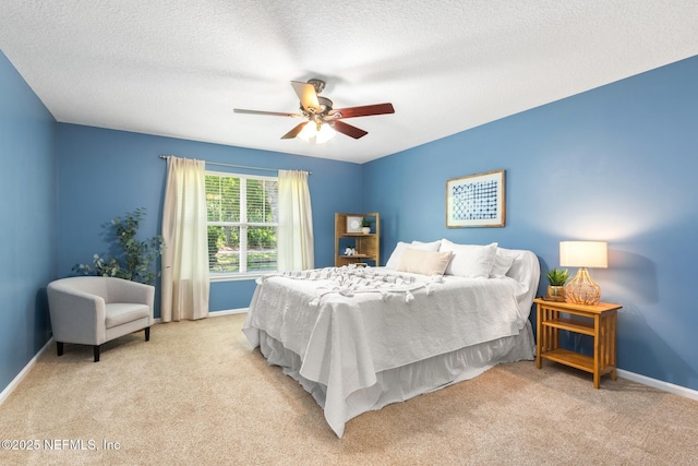 1517 Remington Way, Saint Augustine, FL 32084 - carpeted bedroom featuring ceiling fan and a textured ceiling