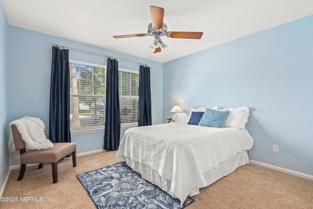 1517 Remington Way, Saint Augustine, FL 32084 - carpeted bedroom with baseboards and ceiling fan