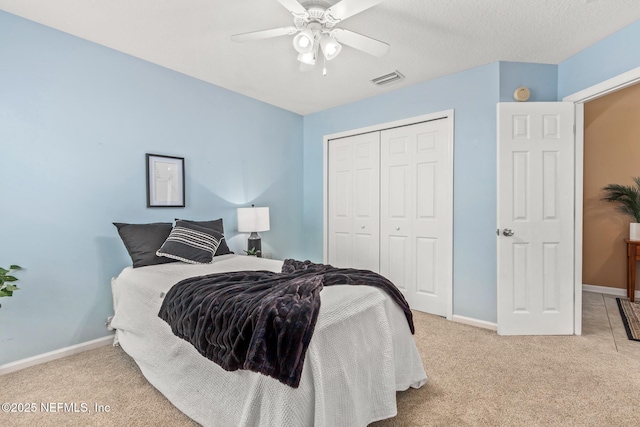 1517 Remington Way, Saint Augustine, FL 32084 - carpeted bedroom featuring a closet and ceiling fan