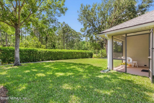 1517 Remington Way, Saint Augustine, FL 32084 - view of green lawn with a patio