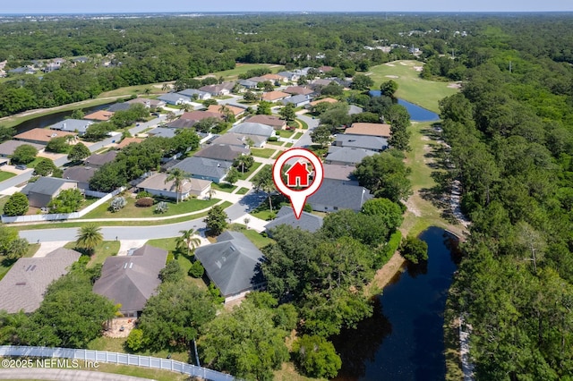 1517 Remington Way, Saint Augustine, FL 32084 - aerial view of property and surrounding area with a nearby body of water and nearby suburban area