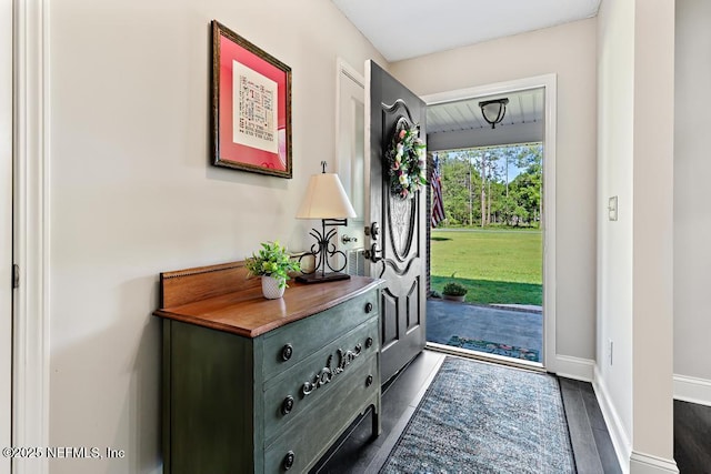 26122 Sheared Stokes Rd, Hilliard, FL 32046 - foyer featuring baseboards