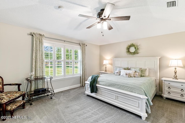 26122 Sheared Stokes Rd, Hilliard, FL 32046 - carpeted bedroom featuring baseboards and ceiling fan