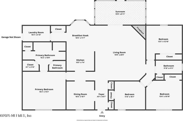 26122 Sheared Stokes Rd, Hilliard, FL 32046 - view of floor plan / room layout