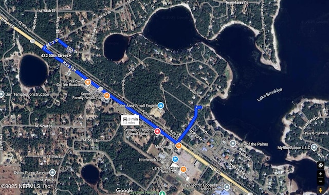 432 SE 55th St, Keystone Heights, FL 32656 - map of property location