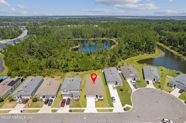 94954 Colnago Ct, Fernandina Beach, FL 32034 - aerial view of property and surrounding area with a large body of water and nearby suburban area