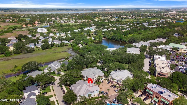308 High Tide Dr Unit 201, Saint Augustine, FL 32080 - aerial overview of property's location with nearby suburban area and a nearby body of water