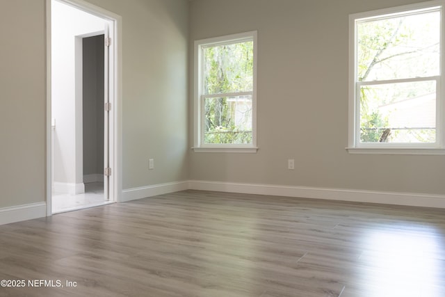 5408 Potomac Ave, Jacksonville, FL 32254 - unfurnished room featuring healthy amount of natural light and light wood-style floors