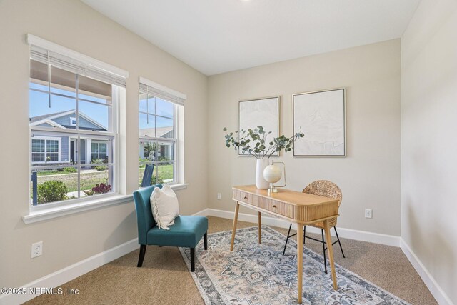48 Gilchrist Way, Saint Johns, FL 32092 - carpeted home office with baseboards