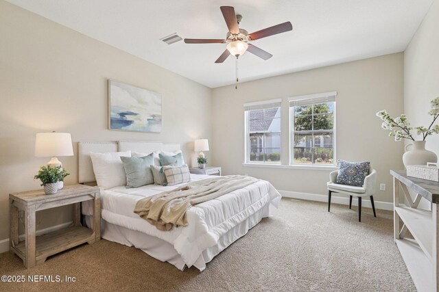 48 Gilchrist Way, Saint Johns, FL 32092 - bedroom featuring carpet floors and ceiling fan
