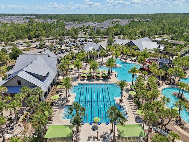 48 Gilchrist Way, Saint Johns, FL 32092 - drone / aerial view of a pool area