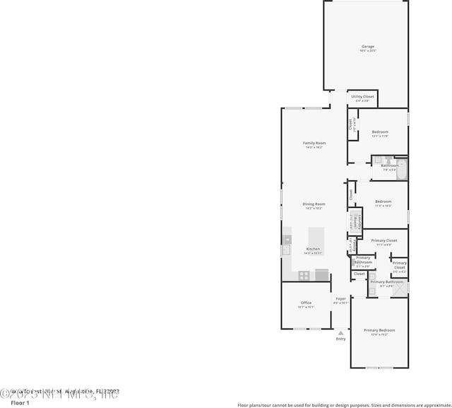 48 Gilchrist Way, Saint Johns, FL 32092 - view of floor plan / room layout
