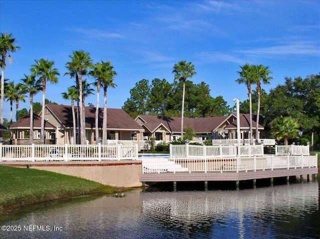 121 Bouganvilla Dr, Ponte Vedra Beach, FL 32082 - dock area with a water view