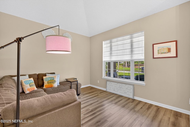 8523 Hampton Landing Dr, Jacksonville, FL 32256 - living area featuring wood finished floors and baseboards