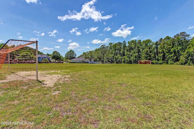 8523 Hampton Landing Dr, Jacksonville, FL 32256 - view of yard with an area for sports