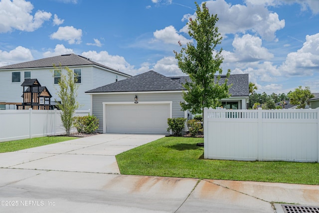 575 Buttonwood Loop, Yulee, FL 32097 - view of front of house with concrete driveway, roof with shingles, and a garage