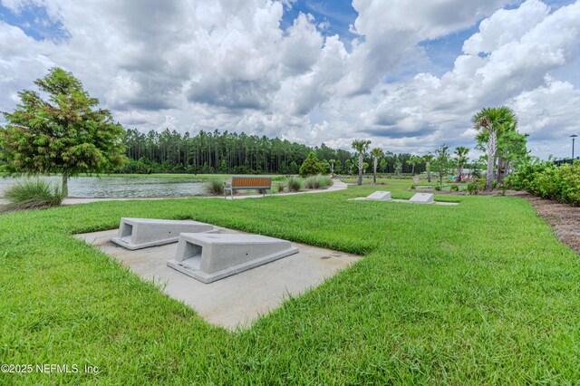 575 Buttonwood Loop, Yulee, FL 32097 - view of grassy yard with a water view
