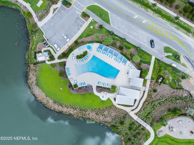 575 Buttonwood Loop, Yulee, FL 32097 - aerial view of a pool