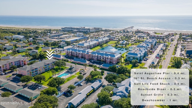 212 16th St Unit A, Saint Augustine Beach, FL 32080 - drone / aerial view of a nearby body of water
